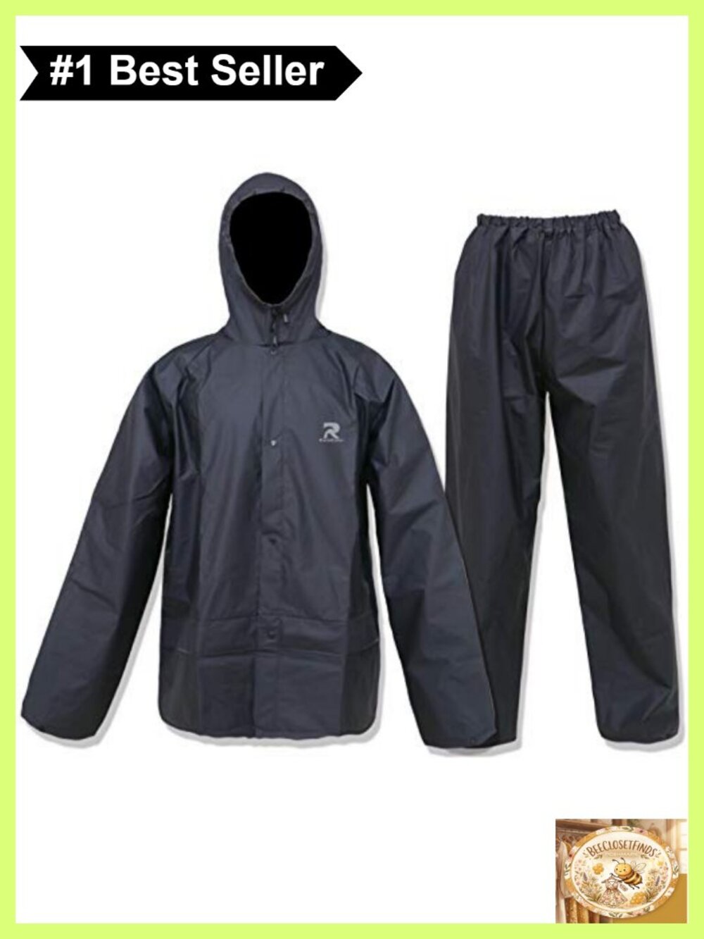 Ultra-Lite EVA Rain Suit Waterproof Jacket & Pants Set Outdoor Rain Gear